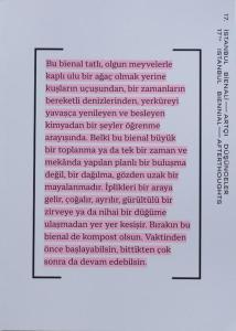 17. İstanbul Bienali - Artçı Düşünceler