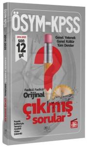 2026 KPSS Genel Yetenek Genel Kültür Orijinal Son 12 Yıl Çıkmış Sorular Fasikül Çözümlü