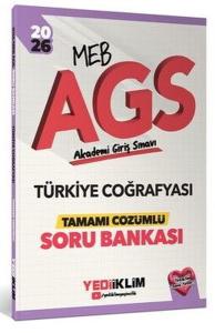 2026 MEB AGS Türkiye Coğrafyası Tamamı Çözümlü Soru Bankası