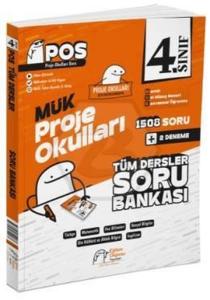 4.Sınıf Proje Okulları Mük - Pos Soru Bankası Eğitim Deposu Yayınları