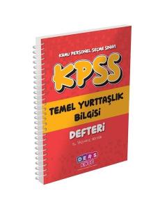 4034 KPSS Temel Yurttaşlık Bilgisi Defteri DK