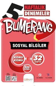 5. Sınıf Bumerang 32 Haftalık Sosyal Bilgiler Denemeleri