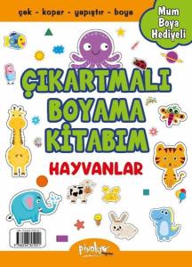 Çıkartmalı Boyama Kitabım - Hayvanlar
