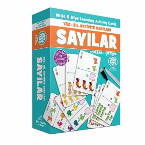 Circle Toys Sayılar Yaz Sil Aktivite Kartları