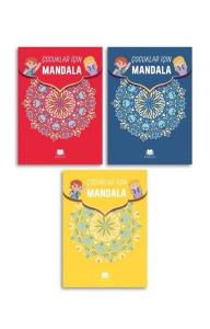 Çocuklar İçin Mandala Seti - 3 Kitap Takım