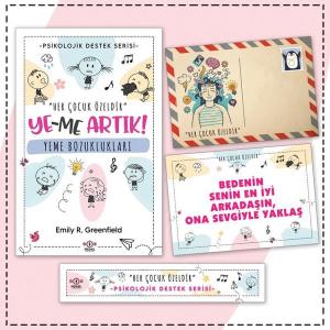 Çocuklarda Yeme Bozuklukları - Kartpostal ve Ayraç - Çocuklar İçin Psikolojik Destek Serisi