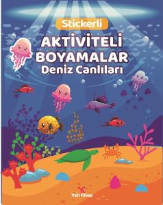 Deniz Canlıları Stickerli Aktiviteli Boyamalar