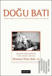 Doğu Batı Düşünce Dergisi Yıl: 26 Sayı: 106 - Modern Türk Şiiri 3