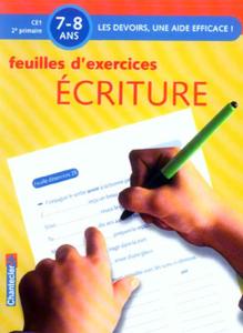 Ecriture (7-8 Ans): Feuilles d'exercices
