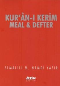 Kur'an-ı Kerim Meal ve Defter