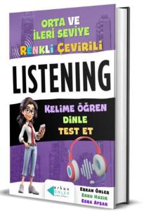 Listening - Orta ve İleri Seviye Renkli Çevirili (Ciltli)