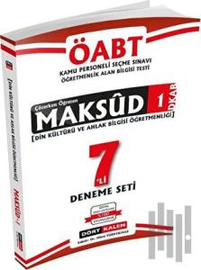 MAKSUD 1 - ÖABT Din Kültürü ve Ahlak Bilgisi Öğretmenliği Çözerken Öğreten 7'li Deneme Seti