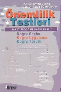 Önemlilik Testleri Paket Program Uygulamalı