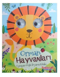 Orman Hayvanları - Oynayan Gözlü Boyama Kitabı
