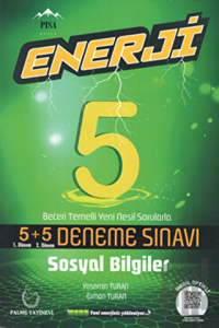 Palme 5. Sınıf Enerji Sosyal Bilgiler 5+5 Deneme Sınavı