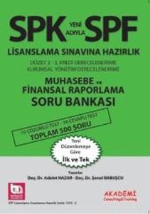SPK Muhasebe ve Finansal Raporlama Soru Bankası