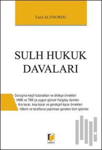 Sulh Hukuk Davaları (Ciltli)