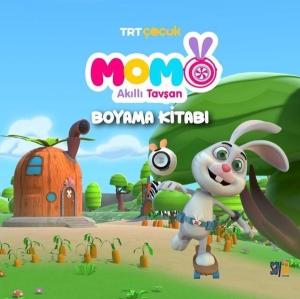 TRT Çocuk - Akıllı Tavşan Momo Boyama Kitabı
