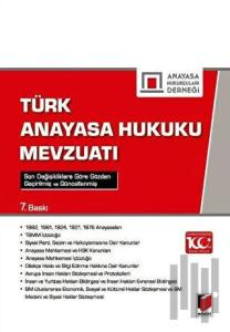 Türk Anayasa Hukuku Mevzuatı (Ciltli)