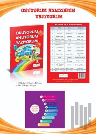 1. Sınıf Okuyorum Anlıyorum Yazıyorum (8 Kitap)