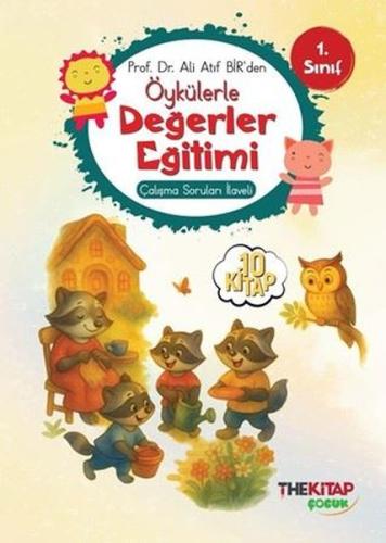1. Sınıf Öykülerle Değerler Eğitimi Seti - 10 Kitap Takım - Çalışma Soruları İlaveli