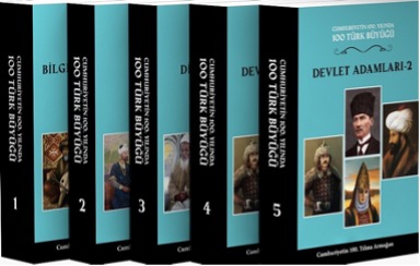 100 Türk Büyüğü Seti - 5 Cilt Takım (Ciltli)