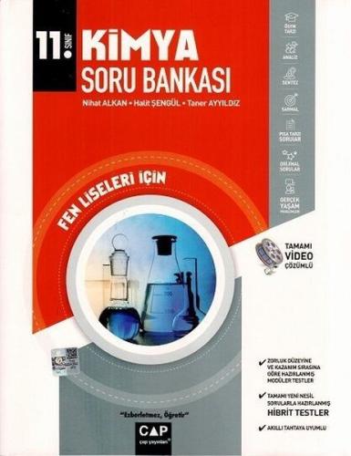 11.Sınıf Fen Lisesi İçin Kimya Soru Bankası Çap Yayınları