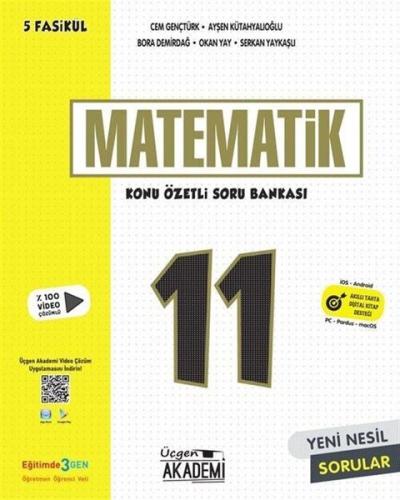 11.Sınıf Matematik Konu Özetli Soru Bankası - 5 Fasikül | Kitap Ambarı