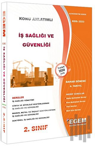 2. Sınıf İş Sağlığı ve Güvenliği Bahar Dönemi (2223)