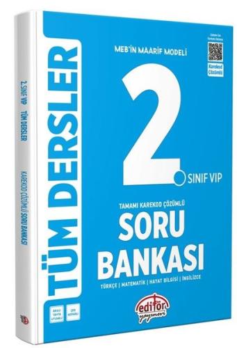 2.Sınıf VIP Tüm Dersler Soru Bankası-Karekod Çözümlü