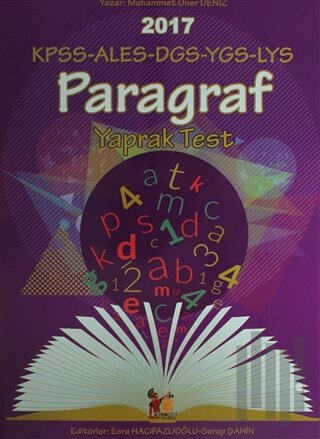 2017 KPSS ALES DGS YGS LYS Paragraf Yaprak Test