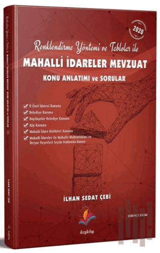 2020 Renklendirme Yöntemi ve Tablolar ile Mahalli İdareler Mevzuat Konu Anlatımı ve Sorular