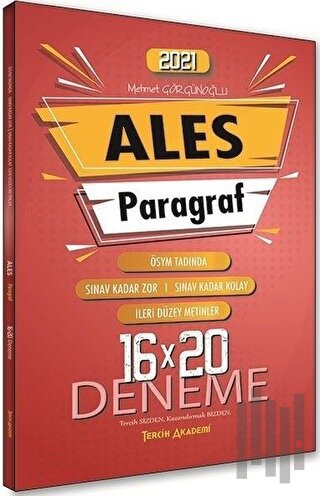 2021 ALES Paragraf Sözel Yetenek 16x20 Deneme