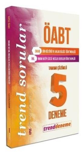 2021 ÖABT Din Kültürü ve Ahlak Bilgisi Tamamı Çözümlü 5 Trend Deneme