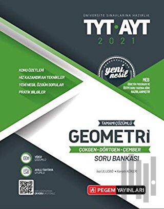 2021 TYT-AYT Tamamı Çözümlü Geometri Soru Bankası