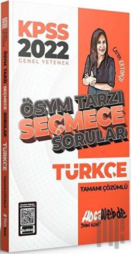 2022 KPSS Türkçe Seçmece Sorular Soru Bankası Çözümlü