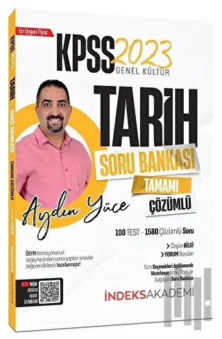 2023 KPSS Tarih Soru Bankası Çözümlü