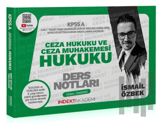 2024 KPSS A Grubu Ceza Hukuku ve Ceza Muhakemesi Hukuku Video Ders Notları