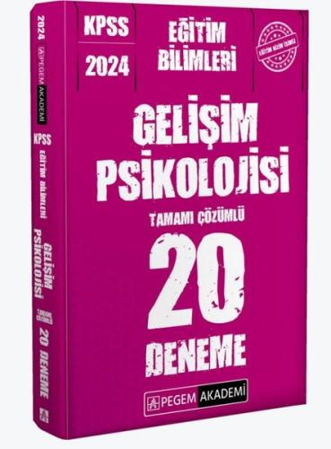 2024 KPSS Eğitim Bilimleri Gelişim Psikolojisi 20 Deneme | Kitap Ambar