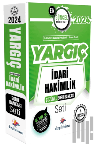 2024 Yargıç İdari Hakimlik Çözümlü Soru Bankası Seti