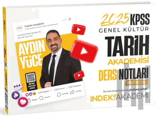 2025 KPSS Tarih Akademisi Video Ders Notları