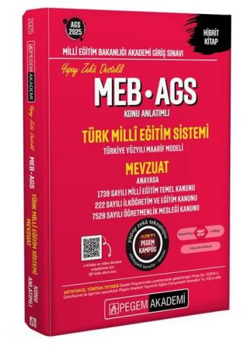 2025 MEB - AGS Konu Anlatımlı Türk Milli Eğitim Sistemi - Mevzuat | Ki