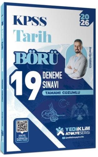 2026 KPSS Börü Tarih Tamamı Çözümlü 19 Deneme Sınavı