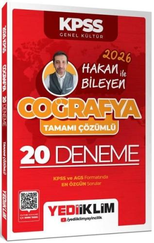 2026 KPSS Coğrafya Tamamı Çözümlü 20 Deneme