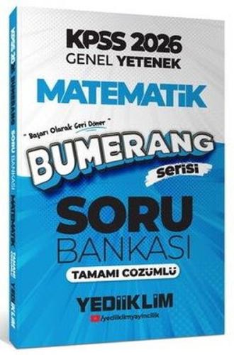 2026 KPSS Genel Yetenek Bumerang Matematik Tamamı Çözümlü Soru Bankası
