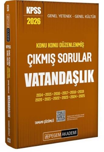 2026 KPSS Genel Yetenek Genel Kültür Konu Konu Düzenlenmiş Tamamı Çözümlü Çıkmış Sorular Vatandaşlık