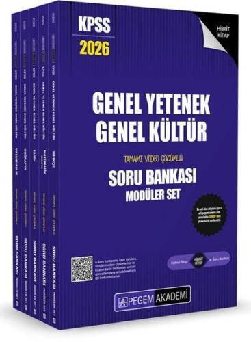 2026 KPSS Genel Yetenek Genel Kültür Tamamı Çözümlü Soru Bankası Seti - 5 Kitap Takım