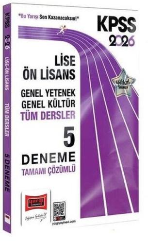 2026 KPSS GK - GY Lise Ön Lisans Tüm Dersler Tamamı Çözümlü 5 Deneme
