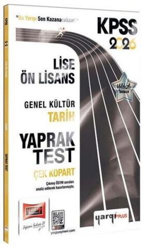 2026 KPSS Lise - Ön Lisans Genel Kültür Tarih Çek Kopart Yaprak Test