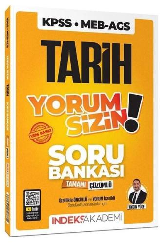 2026 KPSS MEB - AGS TYT AYT Tarih Yorum Sizin Soru Bankası Çözümlü